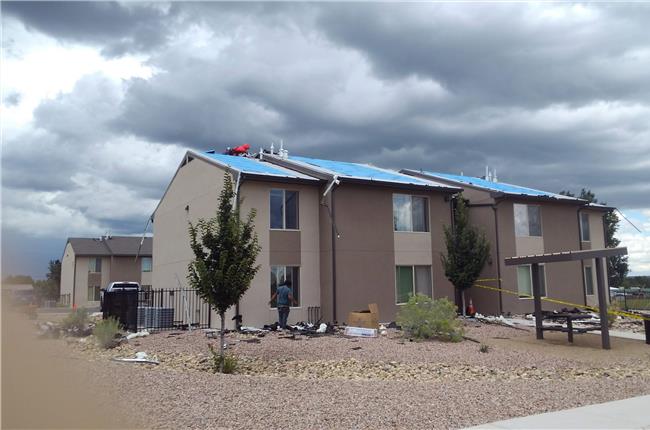 Kristin Park Apartments, Las Vegas, NM - New Roofs Finished